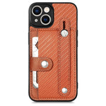 Cassa del telefono della copertura posteriore del raccoglitore della carta del cavalletto del braccialetto con il coltello dell'attrezzo, For iPhone 13, For iPhone 13 Pro, For iPhone 13 mini, For iPhone 13 Pro Max