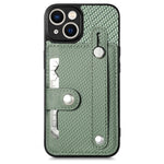 Cassa del telefono della copertura posteriore del raccoglitore della carta del cavalletto del braccialetto con il coltello dell'attrezzo, For iPhone 13, For iPhone 13 Pro, For iPhone 13 mini, For iPhone 13 Pro Max