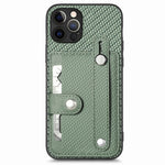 Cassa del telefono della copertura posteriore del raccoglitore della carta del cavalletto del braccialetto con il coltello dell'attrezzo, For iPhone 12 mini, For iPhone 12, For iPhone 12 Pro, For iPhone 12 Pro Max