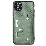 Cassa del telefono della copertura posteriore del raccoglitore della carta del cavalletto del braccialetto con il coltello dell'attrezzo, For iPhone 11, For iPhone 11 Pro, For iPhone 11 Pro Max, For iPhone X / XS