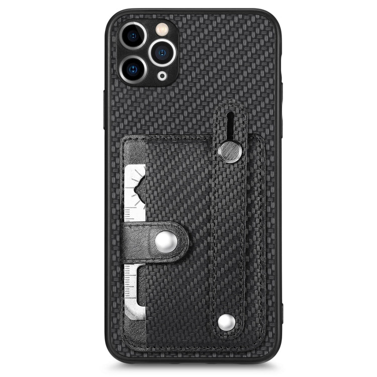 Cassa del telefono della copertura posteriore del raccoglitore della carta del cavalletto del braccialetto con il coltello dell'attrezzo, For iPhone 11, For iPhone 11 Pro, For iPhone 11 Pro Max, For iPhone X / XS