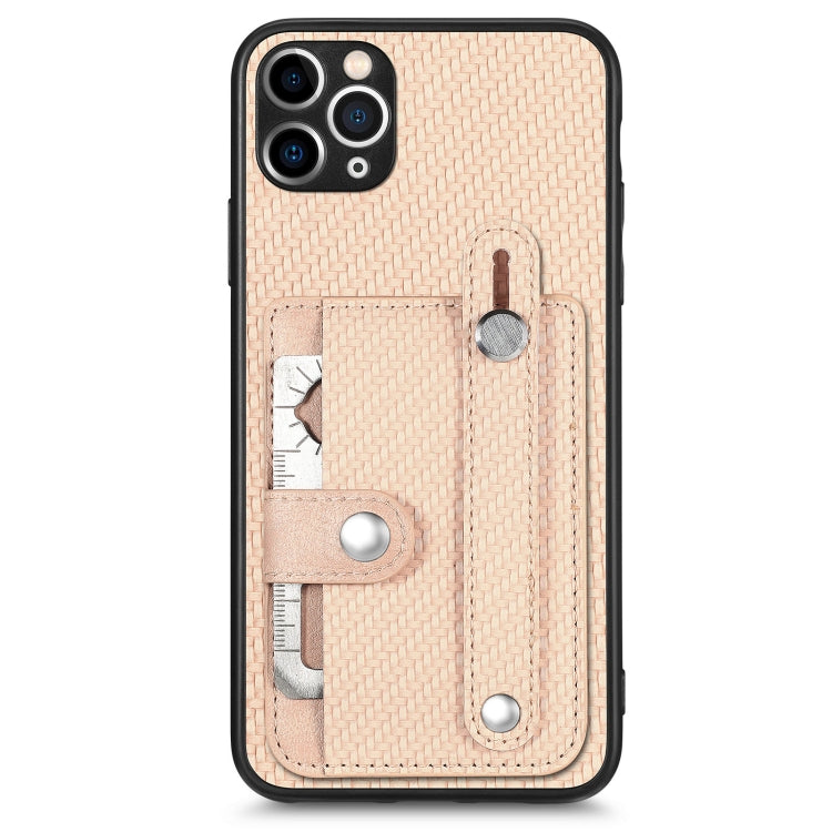 Cassa del telefono della copertura posteriore del raccoglitore della carta del cavalletto del braccialetto con il coltello dell'attrezzo, For iPhone 11, For iPhone 11 Pro, For iPhone 11 Pro Max, For iPhone X / XS