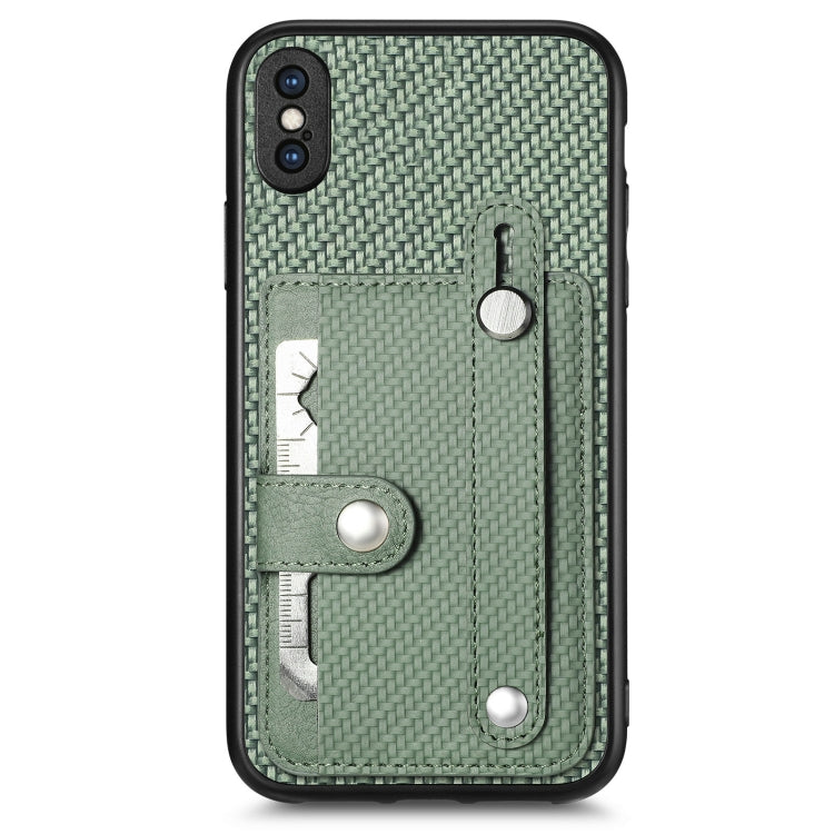 Cassa del telefono della copertura posteriore del raccoglitore della carta del cavalletto del braccialetto con il coltello dell'attrezzo, For iPhone 11, For iPhone 11 Pro, For iPhone 11 Pro Max, For iPhone X / XS