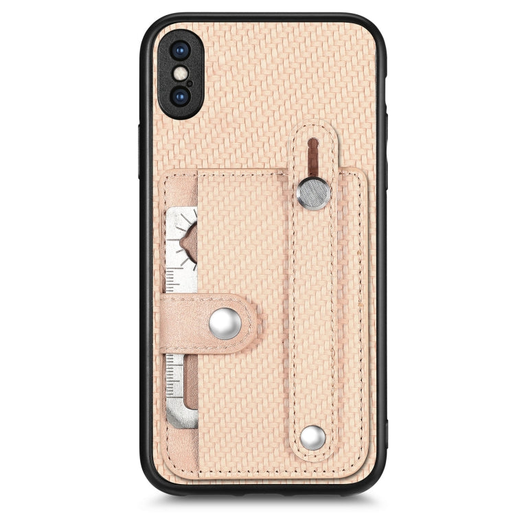 Cassa del telefono della copertura posteriore del raccoglitore della carta del cavalletto del braccialetto con il coltello dell'attrezzo, For iPhone 11, For iPhone 11 Pro, For iPhone 11 Pro Max, For iPhone X / XS