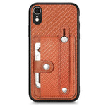 Cassa del telefono della copertura posteriore del raccoglitore della carta del cavalletto del braccialetto con il coltello dell'attrezzo, For iPhone XR, For iPhone XS Max, For iPhone SE 2022 / 2020 / 7 / 8, For iPhone 7 Plus / 8 Plus