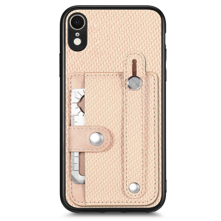 Cassa del telefono della copertura posteriore del raccoglitore della carta del cavalletto del braccialetto con il coltello dell'attrezzo, For iPhone XR, For iPhone XS Max, For iPhone SE 2022 / 2020 / 7 / 8, For iPhone 7 Plus / 8 Plus