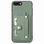 Cassa del telefono della copertura posteriore del raccoglitore della carta del cavalletto del braccialetto con il coltello dell'attrezzo, For iPhone XR, For iPhone XS Max, For iPhone SE 2022 / 2020 / 7 / 8, For iPhone 7 Plus / 8 Plus