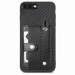Cassa del telefono della copertura posteriore del raccoglitore della carta del cavalletto del braccialetto con il coltello dell'attrezzo, For iPhone XR, For iPhone XS Max, For iPhone SE 2022 / 2020 / 7 / 8, For iPhone 7 Plus / 8 Plus
