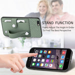 Cassa del telefono della copertura posteriore del raccoglitore della carta del cavalletto del braccialetto con il coltello dell'attrezzo, For iPhone 6 / 6s, For  iPhone 6 Plus / 6s Plus