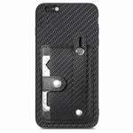 Cassa del telefono della copertura posteriore del raccoglitore della carta del cavalletto del braccialetto con il coltello dell'attrezzo, For iPhone 6 / 6s, For  iPhone 6 Plus / 6s Plus