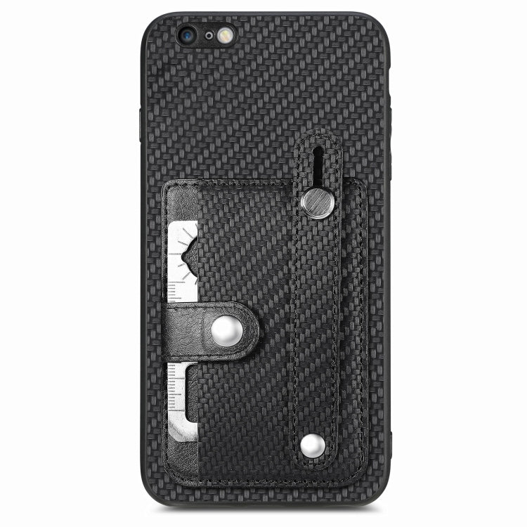 Cassa del telefono della copertura posteriore del raccoglitore della carta del cavalletto del braccialetto con il coltello dell'attrezzo, For iPhone 6 / 6s, For  iPhone 6 Plus / 6s Plus