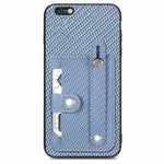 Cassa del telefono della copertura posteriore del raccoglitore della carta del cavalletto del braccialetto con il coltello dell'attrezzo, For iPhone 6 / 6s, For  iPhone 6 Plus / 6s Plus