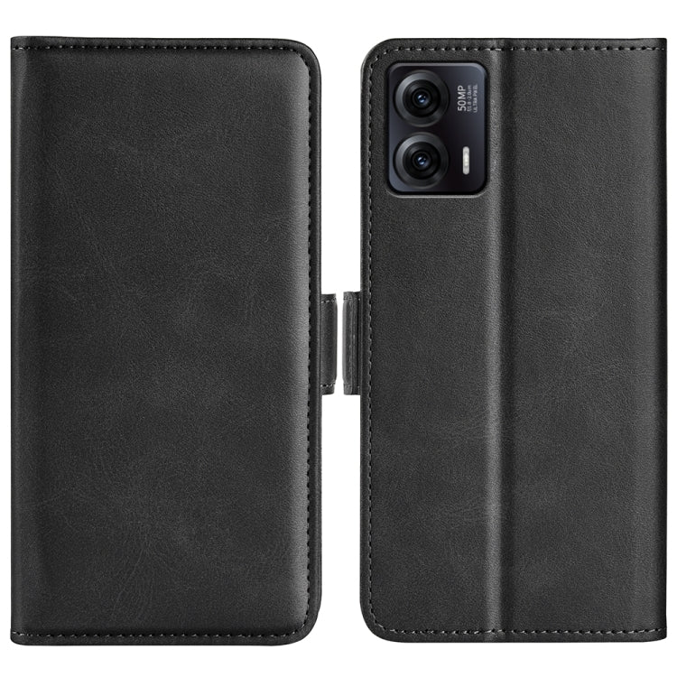 Per Motorola Moto G73 Custodia per cellulare in pelle a vibrazione orizzontale con fibbia magnetica a doppio lato, For Motorola Moto G73