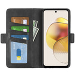 Per Motorola Moto G73 Custodia per cellulare in pelle a vibrazione orizzontale con fibbia magnetica a doppio lato, For Motorola Moto G73