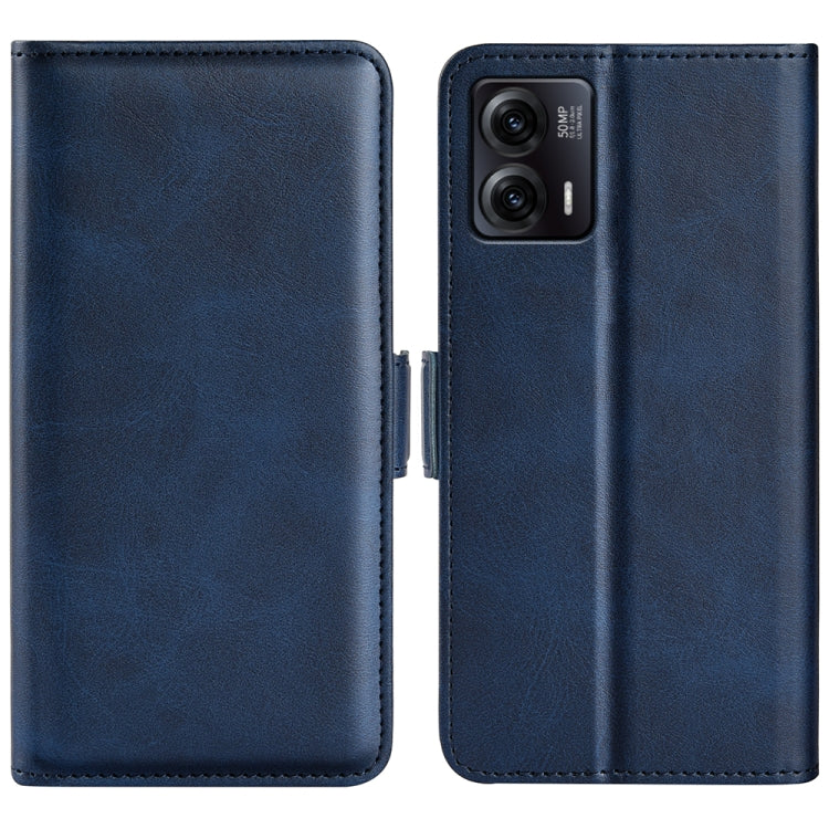 Per Motorola Moto G73 Custodia per cellulare in pelle a vibrazione orizzontale con fibbia magnetica a doppio lato, For Motorola Moto G73