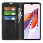 Per Xiaomi Redmi 12C Custodia per telefono in pelle con aspirazione magnetica retro-pelle, For Xiaomi Redmi 12C