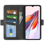 Per Xiaomi Redmi 12C Custodia per cellulare in pelle a vibrazione orizzontale con fibbia magnetica a doppio lato, For Xiaomi Redmi 12C