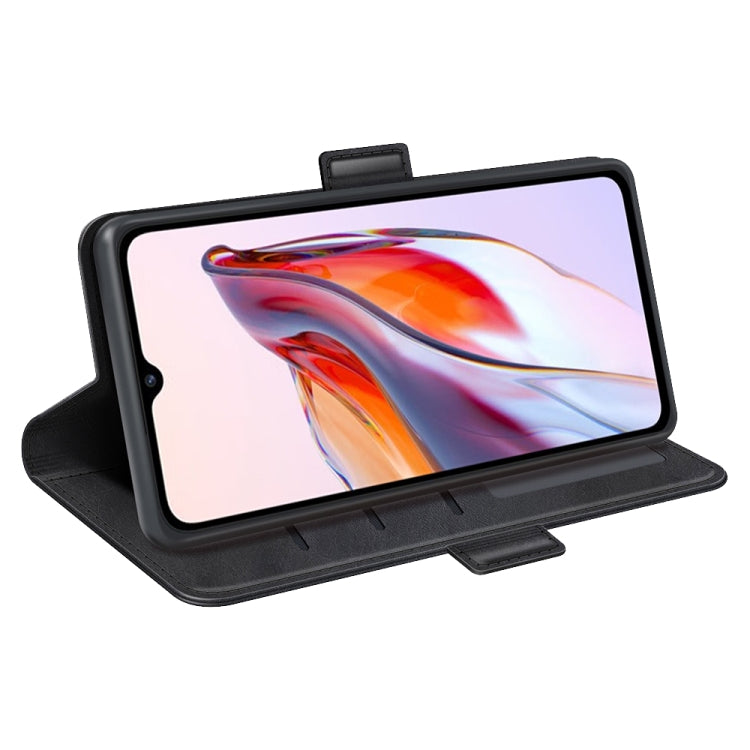 Per Xiaomi Redmi 12C Custodia per cellulare in pelle a vibrazione orizzontale con fibbia magnetica a doppio lato, For Xiaomi Redmi 12C