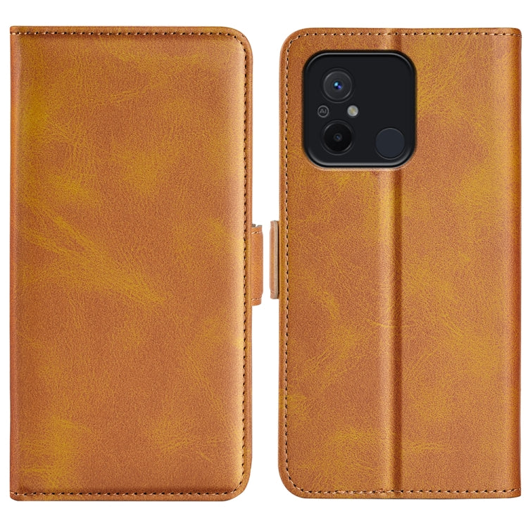 Per Xiaomi Redmi 12C Custodia per cellulare in pelle a vibrazione orizzontale con fibbia magnetica a doppio lato, For Xiaomi Redmi 12C