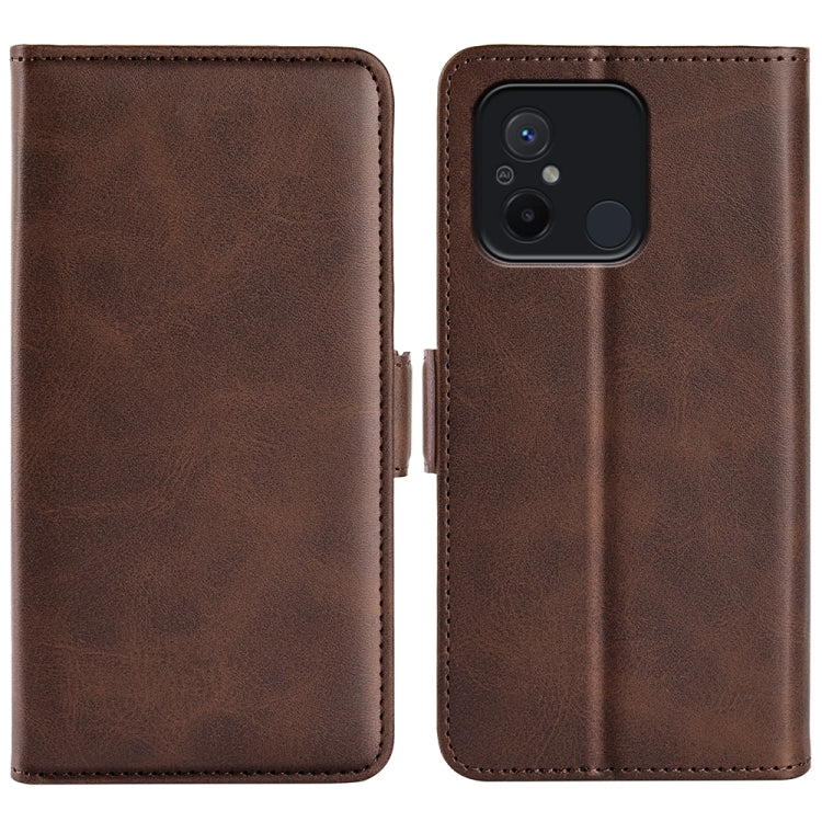 Per Xiaomi Redmi 12C Custodia per cellulare in pelle a vibrazione orizzontale con fibbia magnetica a doppio lato, For Xiaomi Redmi 12C