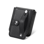 Cassa del telefono della copertura posteriore del raccoglitore della carta del cavalletto del braccialetto, For Samsung Galaxy Z Flip3 5G, For Samsung Galaxy Z Flip 5G, For OPPO Find N2 Flip