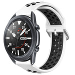 Cinturino sportivo in silicone traspirante perforato da 22 mm, For Samsung Galaxy Watch3 45mm