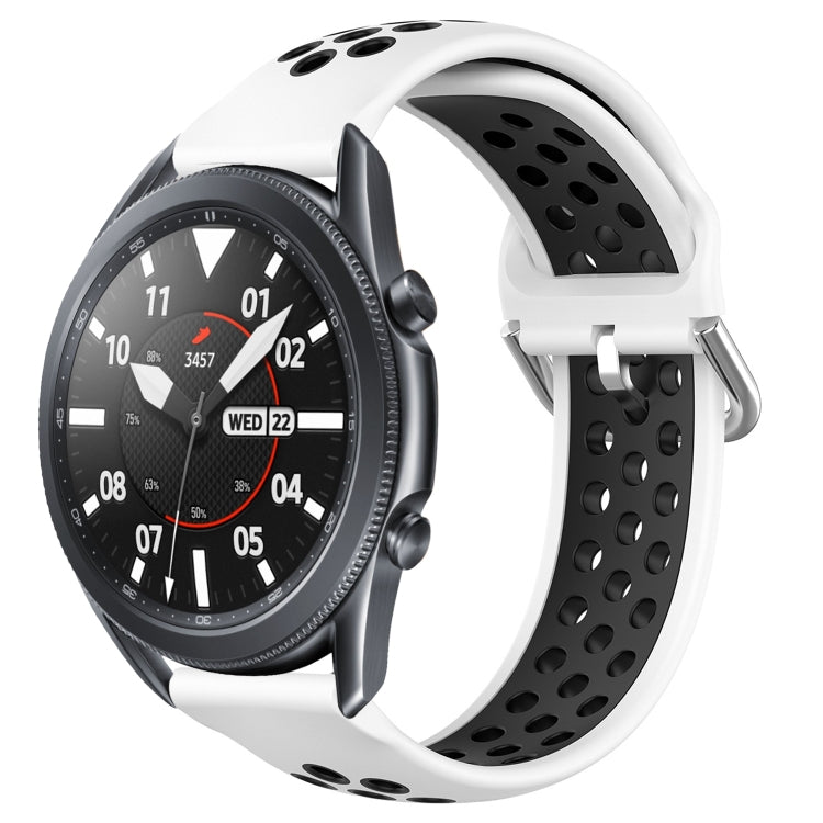 Cinturino sportivo in silicone traspirante perforato da 22 mm, For Samsung Galaxy Watch3 45mm