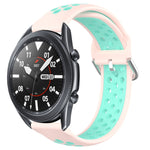 Cinturino sportivo in silicone traspirante perforato da 22 mm, For Samsung Galaxy Watch3 45mm