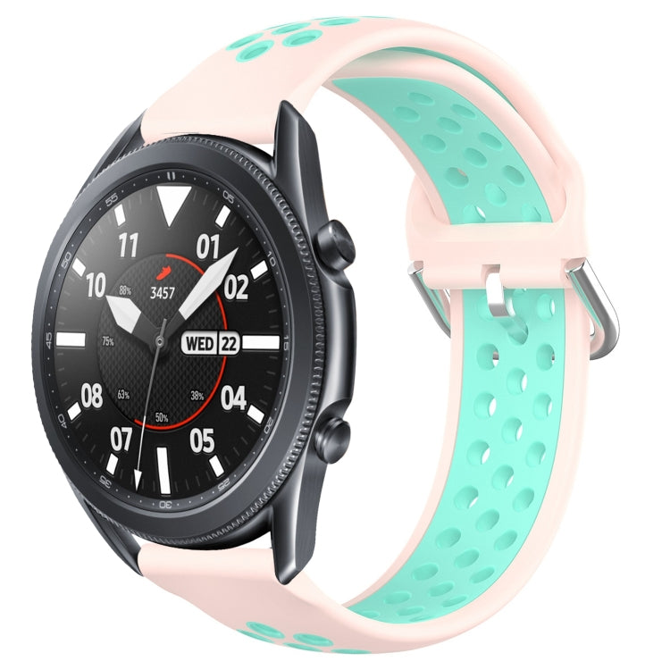 Cinturino sportivo in silicone traspirante perforato da 22 mm, For Samsung Galaxy Watch3 45mm