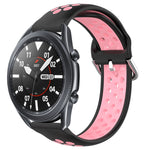Cinturino sportivo in silicone traspirante perforato da 22 mm, For Samsung Galaxy Watch3 45mm