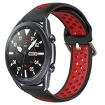 Cinturino sportivo in silicone traspirante perforato da 22 mm, For Samsung Galaxy Watch3 45mm
