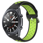 Cinturino sportivo in silicone traspirante perforato da 22 mm, For Samsung Galaxy Watch3 45mm