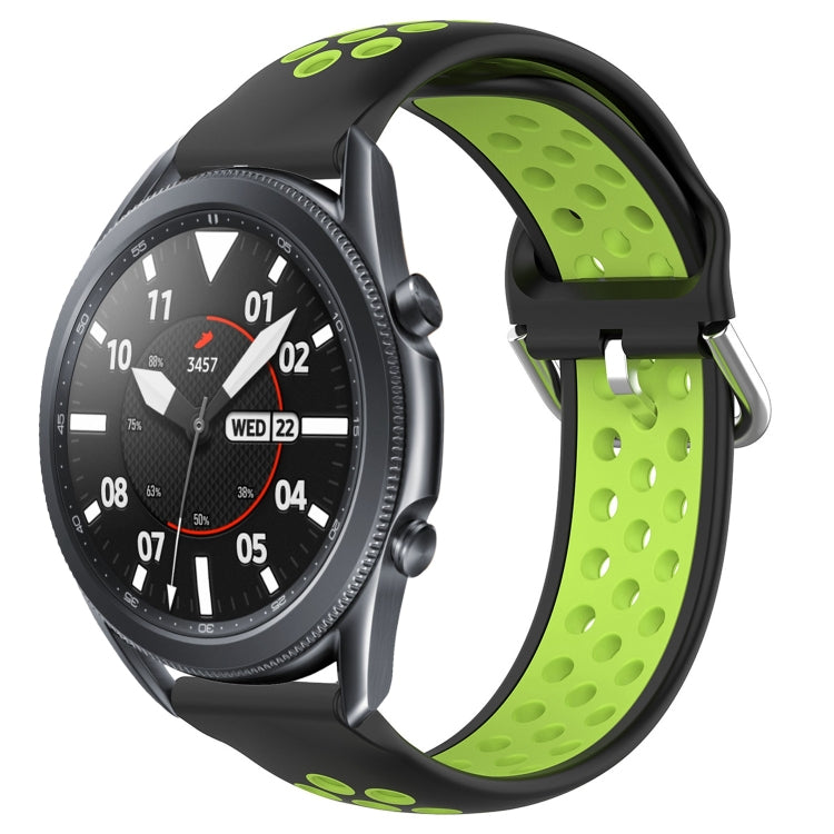 Cinturino sportivo in silicone traspirante perforato da 22 mm, For Samsung Galaxy Watch3 45mm