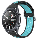Cinturino sportivo in silicone traspirante perforato da 22 mm, For Samsung Galaxy Watch3 45mm