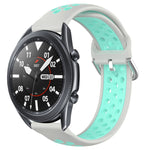 Cinturino sportivo in silicone traspirante perforato da 22 mm, For Samsung Galaxy Watch3 45mm