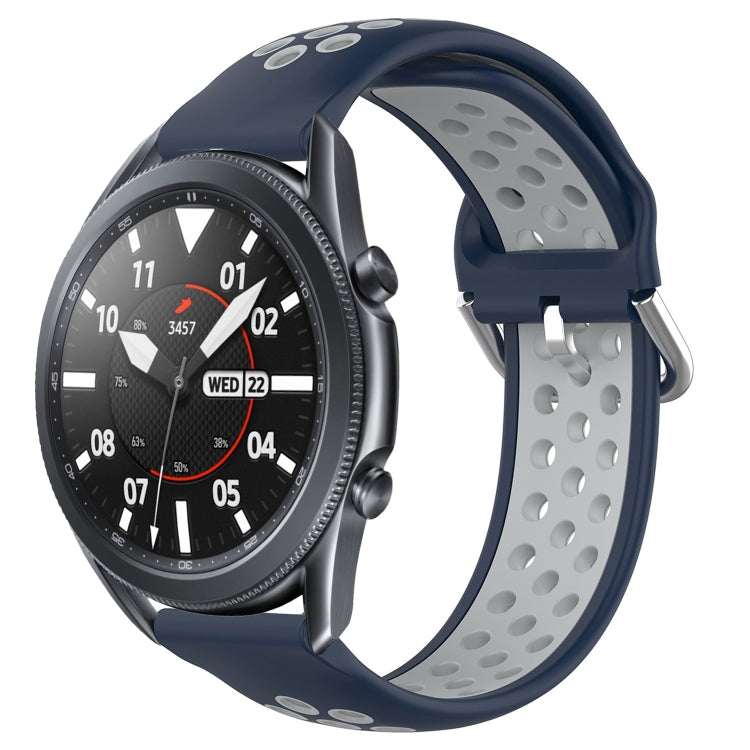Cinturino sportivo in silicone traspirante perforato da 22 mm, For Samsung Galaxy Watch3 45mm