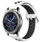 Cinturino sportivo in silicone traspirante perforato da 22 mm, For Samsung Gear S3 Classic