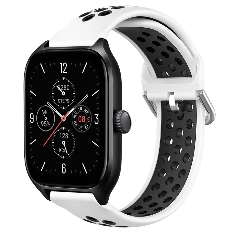 Cinturino sportivo in silicone traspirante perforato da 20 mm, For Amazfit GTS 4