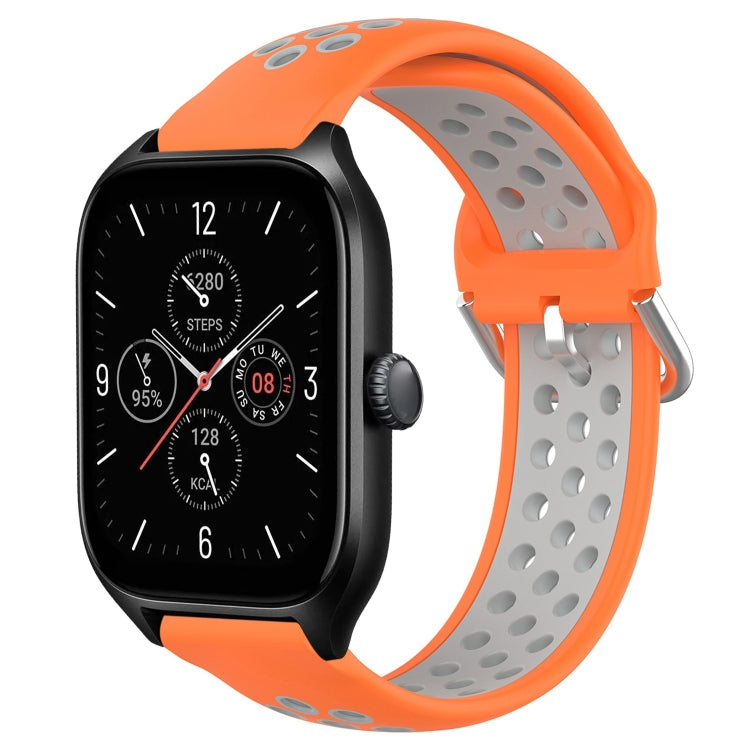 Cinturino sportivo in silicone traspirante perforato da 20 mm, For Amazfit GTS 4