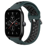 Cinturino sportivo in silicone traspirante perforato da 20 mm, For Amazfit GTS 4