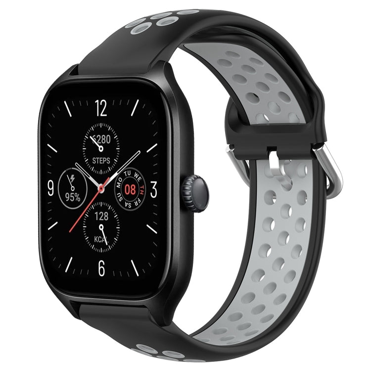 Cinturino sportivo in silicone traspirante perforato da 20 mm, For Amazfit GTS 4