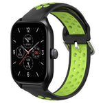 Cinturino sportivo in silicone traspirante perforato da 20 mm, For Amazfit GTS 4