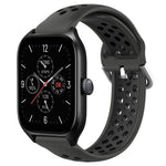Cinturino sportivo in silicone traspirante perforato da 20 mm, For Amazfit GTS 4
