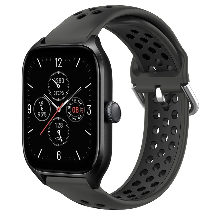 Cinturino sportivo in silicone traspirante perforato da 20 mm, For Amazfit GTS 4
