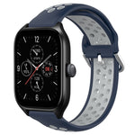 Cinturino sportivo in silicone traspirante perforato da 20 mm, For Amazfit GTS 4