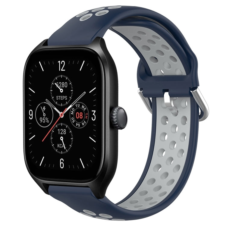 Cinturino sportivo in silicone traspirante perforato da 20 mm, For Amazfit GTS 4