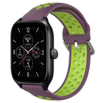Cinturino sportivo in silicone traspirante perforato da 20 mm, For Amazfit GTS 4