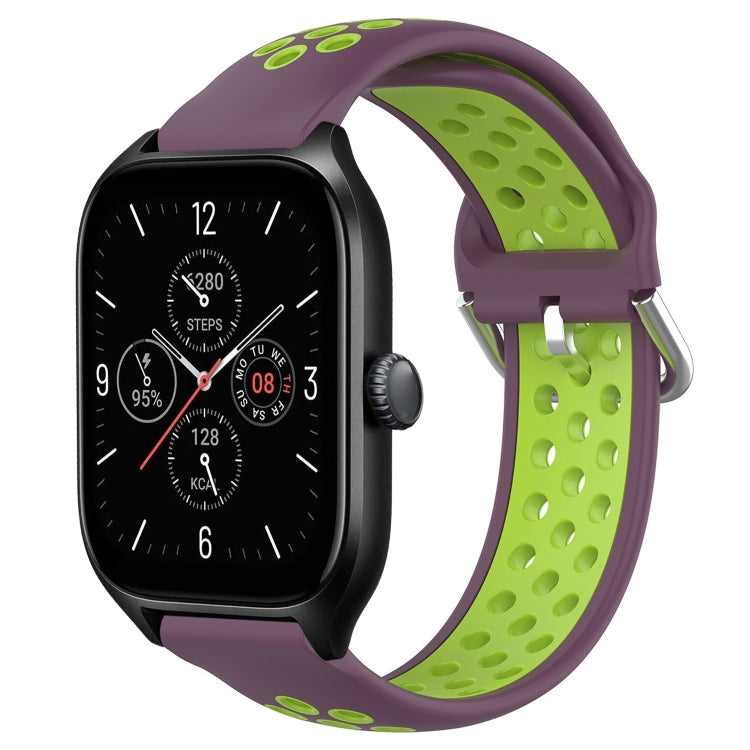 Cinturino sportivo in silicone traspirante perforato da 20 mm, For Amazfit GTS 4