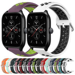 Cinturino sportivo in silicone traspirante perforato da 20 mm, For Amazfit GTS 4