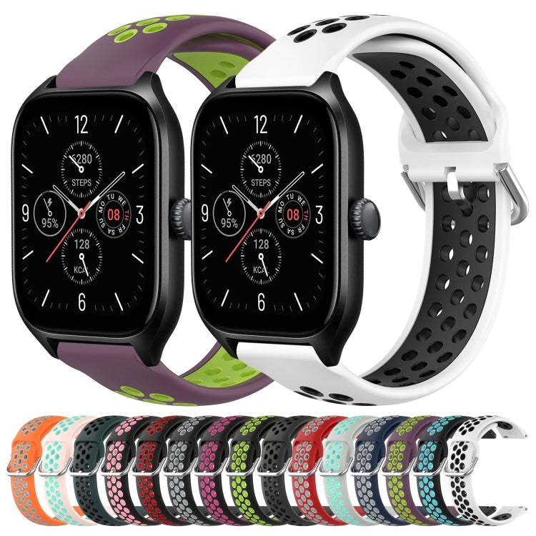Cinturino sportivo in silicone traspirante perforato da 20 mm, For Amazfit GTS 4